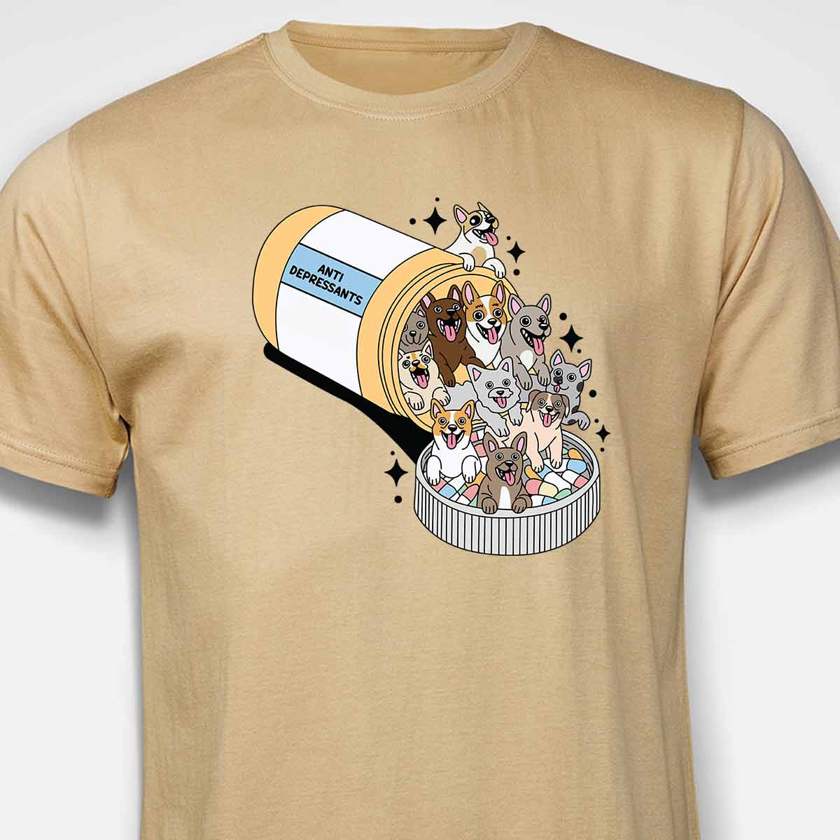 Doggie Anti Depressants T-SHIRT
