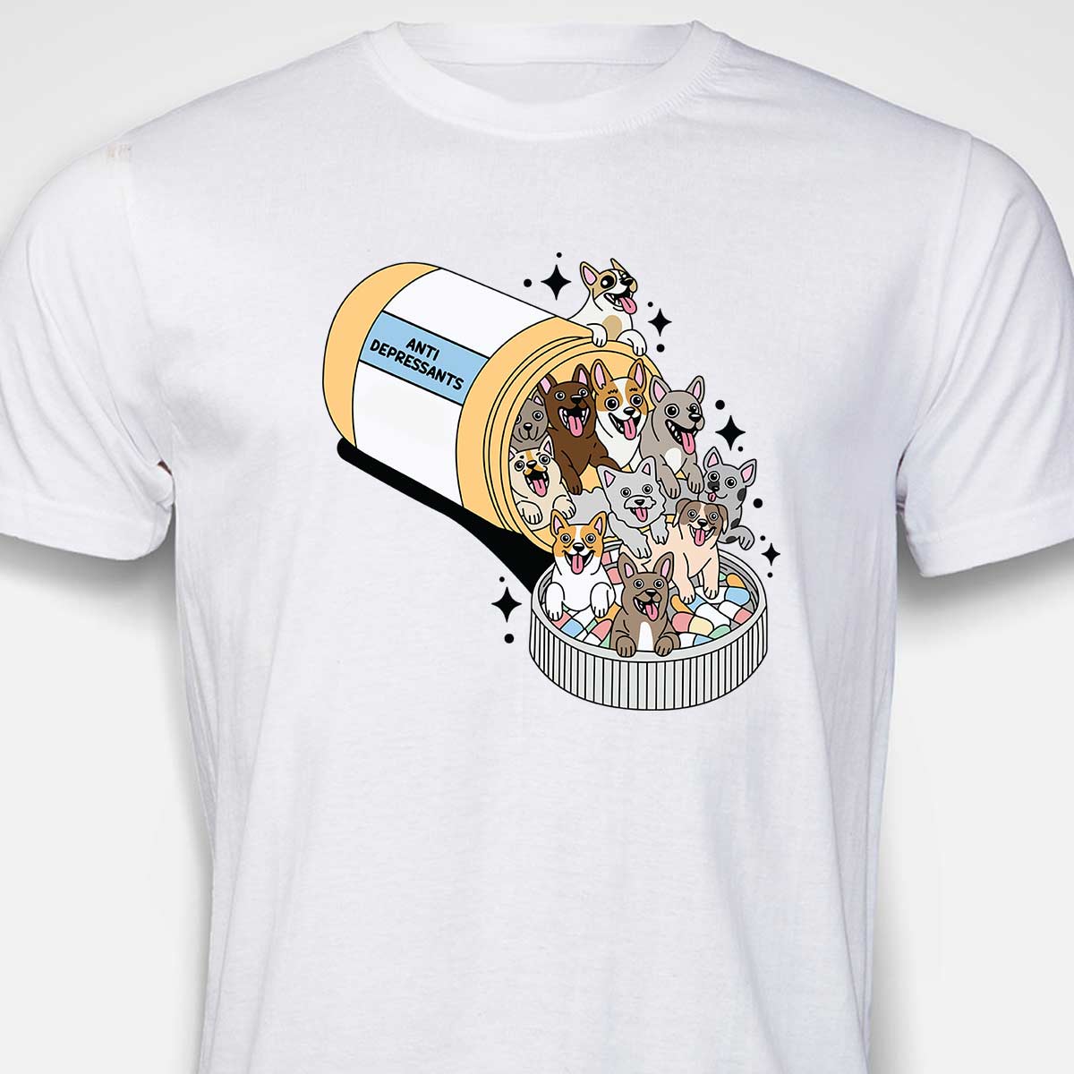 Doggie Anti Depressants T-SHIRT