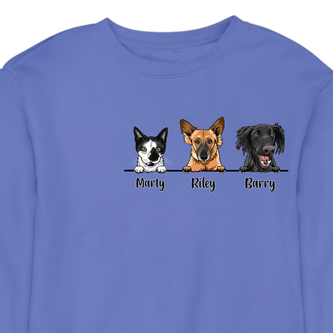 Illustrated Pets CREWNECK (Unisex)