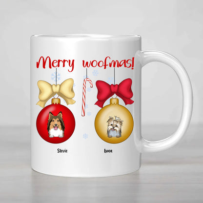Merry Woofmas Mug – Personalized Holiday Cheer for Pet Lovers!