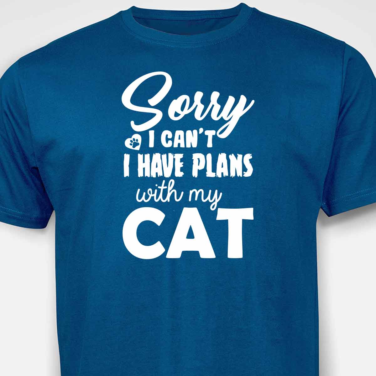 Sorry, I have Plans With My Cat T-SHIRT