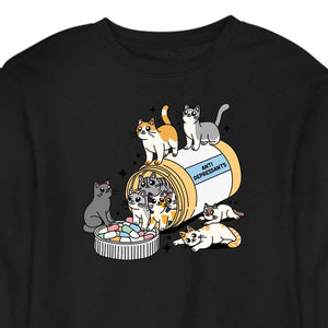 Kitty Anti-Depressants - CREWNECK (Unisex)