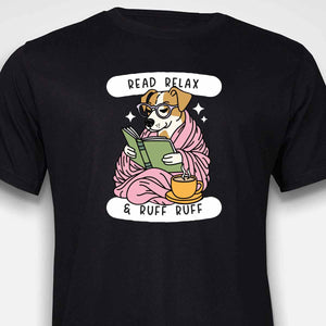 Cozy Reading Dog T-SHIRT