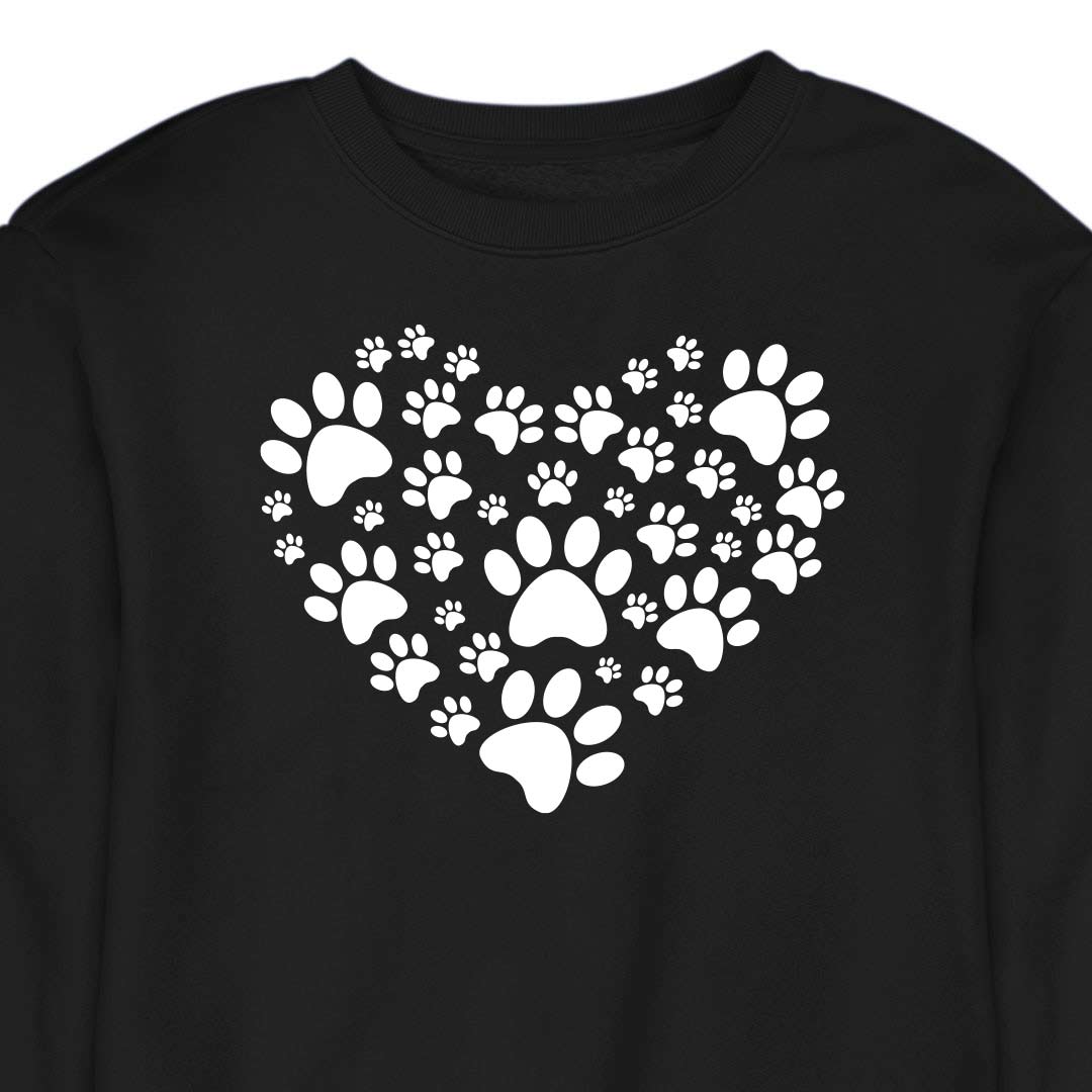 Heart Filled With Paws - CREWNECK (Unisex)