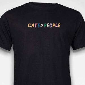 Cats > People T-SHIRT