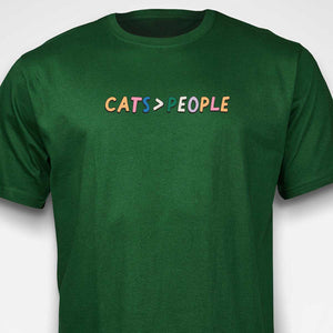 Cats > People T-SHIRT