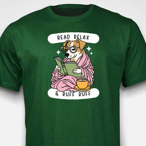 Cozy Reading Dog T-SHIRT