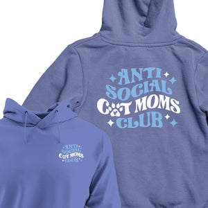 Anti-Social Cat Mom's Club - HOODIE (Unisex)