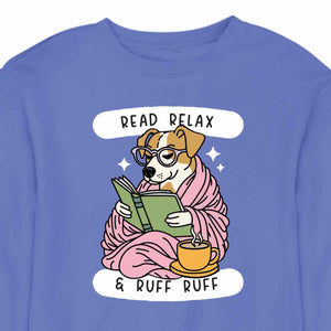 Cozy Reading Dog - CREWNECK (Unisex)