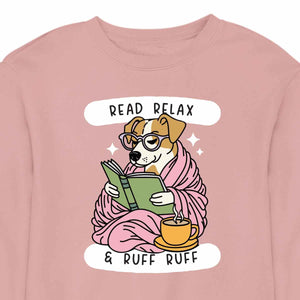 Cozy Reading Dog - CREWNECK (Unisex)