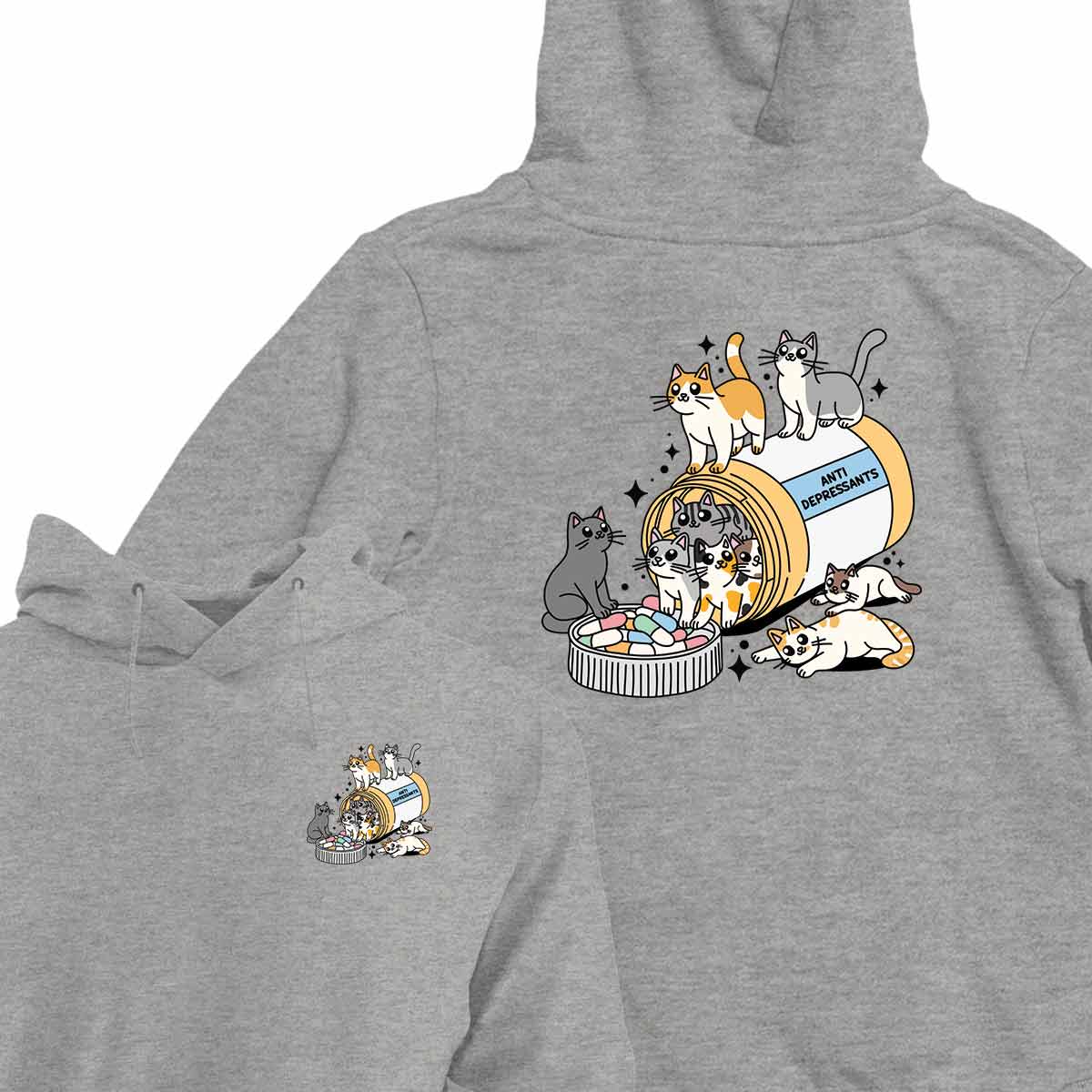 Kitty Anti-Depressant - HOODIE (Unisex)