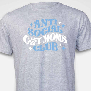 Anti Social Cat Mom's Club T-SHIRT