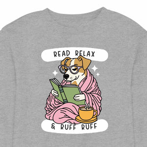 Cozy Reading Dog - CREWNECK (Unisex)