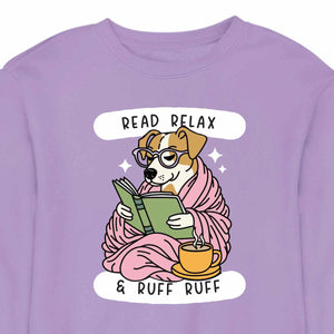 Cozy Reading Dog - CREWNECK (Unisex)