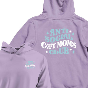 Anti-Social Cat Mom's Club - HOODIE (Unisex)