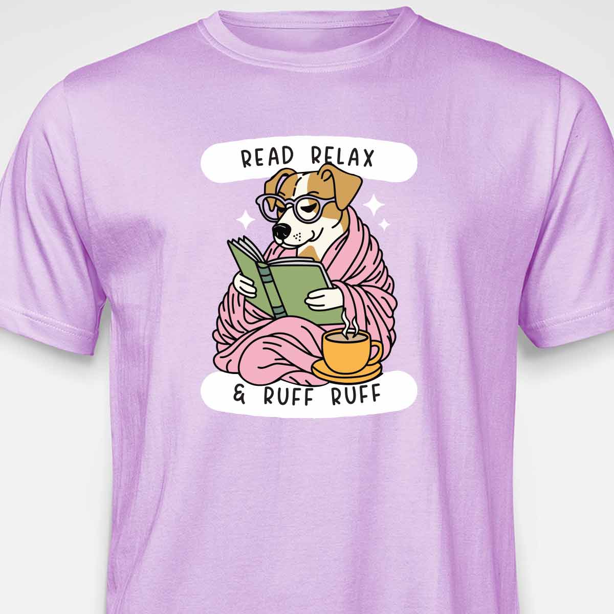 Cozy Reading Dog T-SHIRT