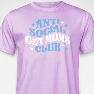 Anti Social Cat Mom's Club T-SHIRT