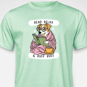 Cozy Reading Dog T-SHIRT