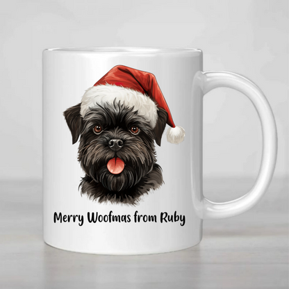 Doggy Face Christmas Mug