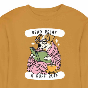 Cozy Reading Dog - CREWNECK (Unisex)