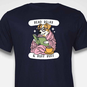 Cozy Reading Dog T-SHIRT