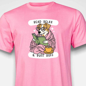 Cozy Reading Dog T-SHIRT