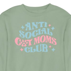 Anti Social Cat Mom's Club - CREWNECK (Unisex)