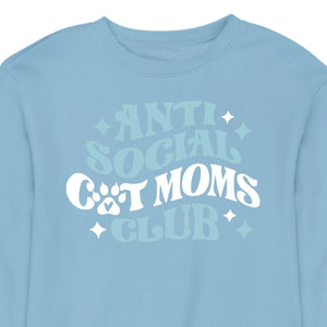 Anti Social Cat Mom's Club - CREWNECK (Unisex)