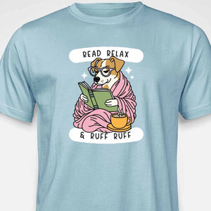 Cozy Reading Dog T-SHIRT