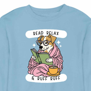 Cozy Reading Dog - CREWNECK (Unisex)