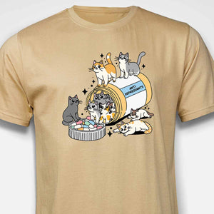 Kitty Anti Depressants  T-SHIRT