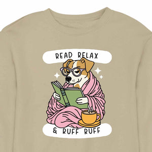 Cozy Reading Dog - CREWNECK (Unisex)