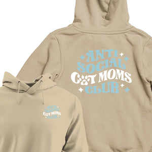 Anti-Social Cat Mom's Club - HOODIE (Unisex)