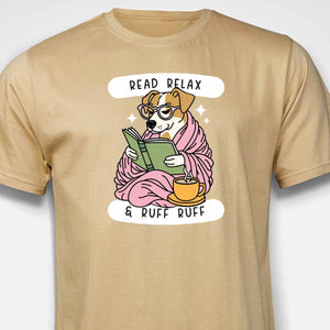 Cozy Reading Dog T-SHIRT