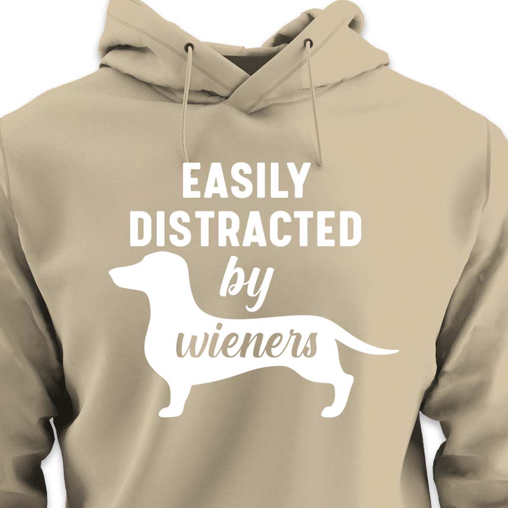 Easily Distracted By Wieners - HOODIE (Unisex)