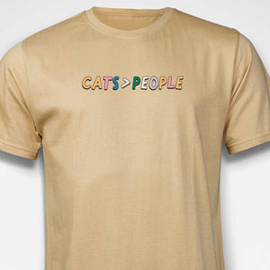 Cats > People T-SHIRT