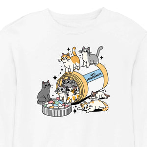 Kitty Anti-Depressants - CREWNECK (Unisex)