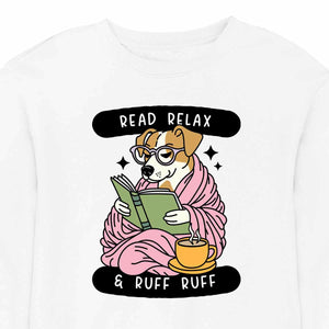 Cozy Reading Dog - CREWNECK (Unisex)