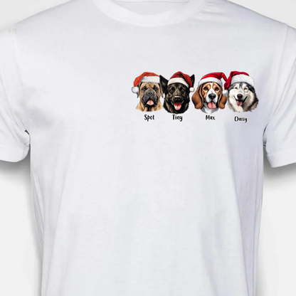 CUSTOMISABLE - Christmas Doggy Faces