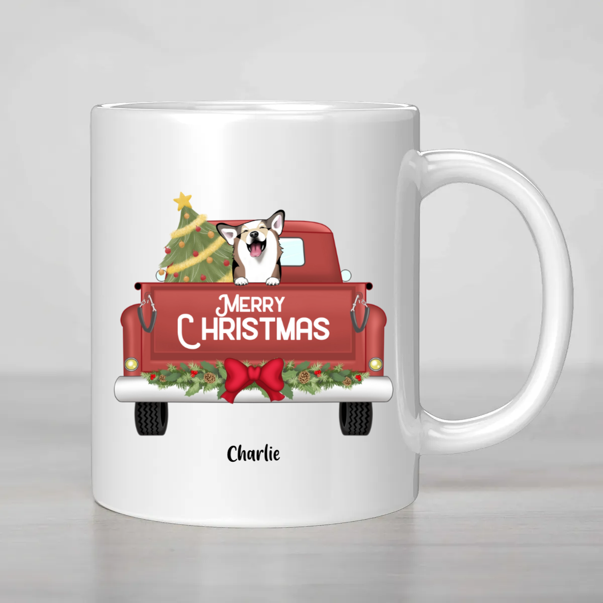 Personalized Merry Christmas Dog/Cat Mug 🎄🐾