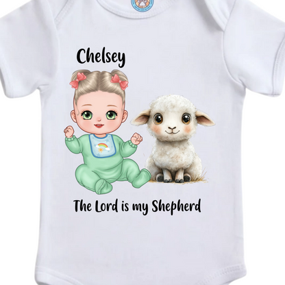 The Lord is  my Shepherd Onesie