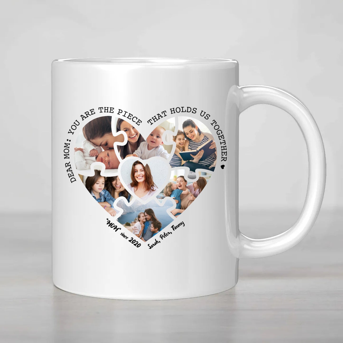 A Heartfelt Gift for Mom - The Puzzle Heart Mug