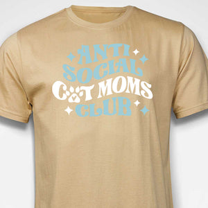 Anti Social Cat Mom's Club T-SHIRT