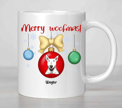 Merry Woofmas Mug – Personalized Holiday Cheer for Pet Lovers!